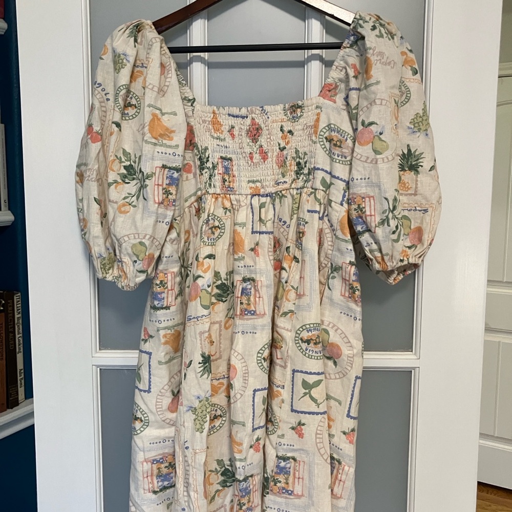 Abercrombie & Fitch Emerson Poplin Puff Dress